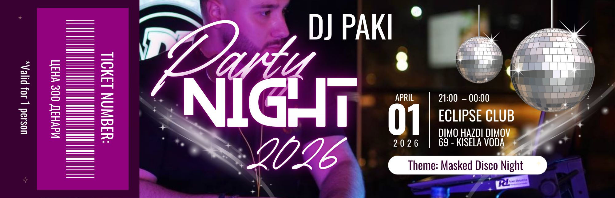 Masked Disco Night poster